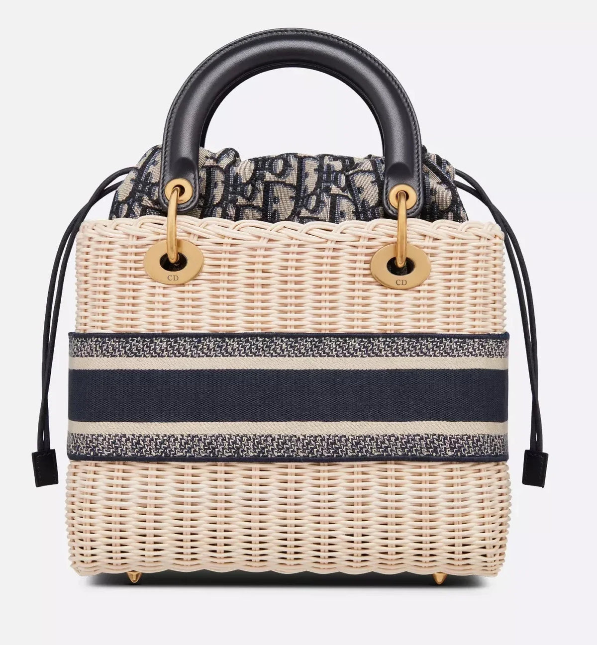 Dior Medium Lady Bag - Natural Rattan