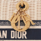 Dior Medium Lady Bag - Natural Rattan