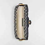 Dior Bobby East West Bag - Blue Dior Oblique Jacquard