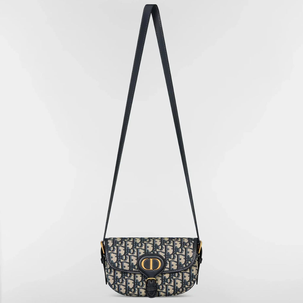 Dior Bobby East West Bag - Blue Dior Oblique Jacquard