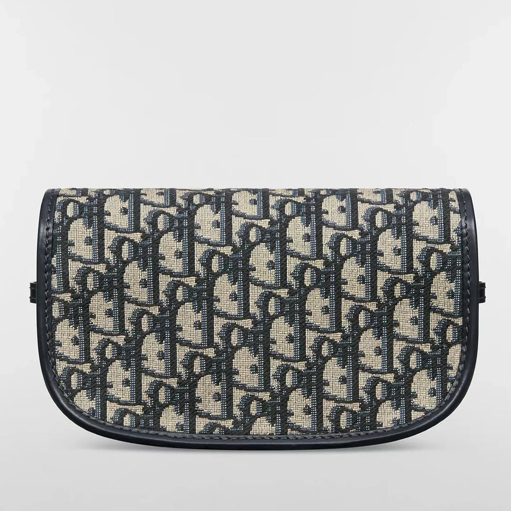 Dior Bobby East West Bag - Blue Dior Oblique Jacquard
