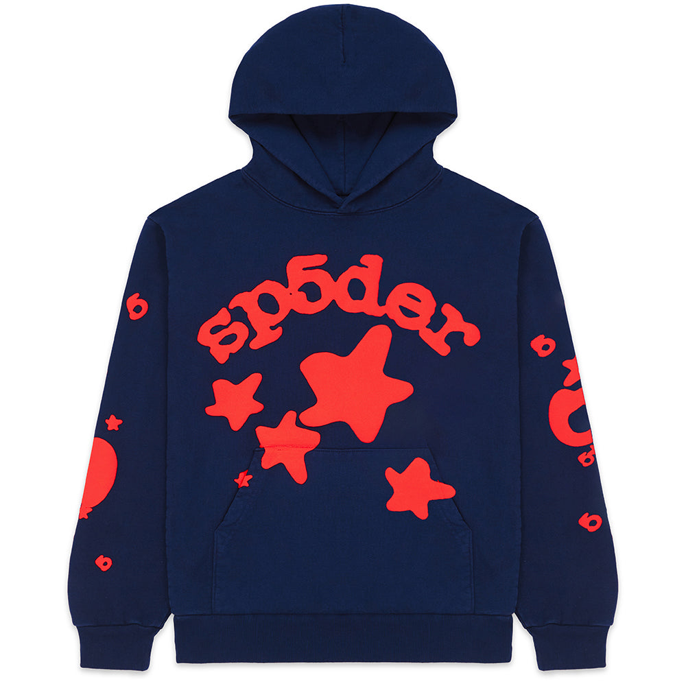 Sp5der Beluga Hoodie - Navy