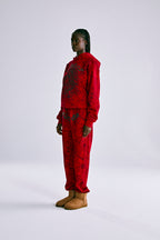 Sp5der Og Tree Camo Hoodie - Red