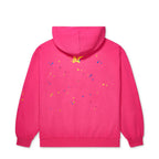 Sp5der Pink Punk V2 Hoodie - Magenta