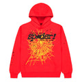Sp5der Punk V2 Hoodie - Red