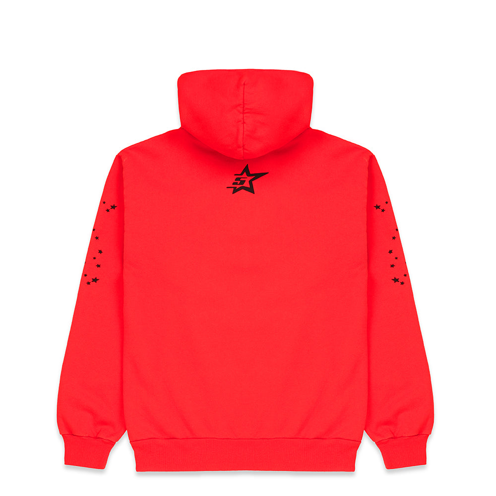 Sp5der Punk V2 Hoodie - Red