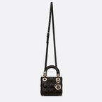 Dior Lady Dior Lambskin Micro Bag - Black Cannage