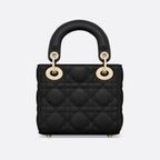 Dior Lady Dior Lambskin Micro Bag - Black Cannage