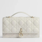 Dior My Dior Cannage Lambskin Mini Bag - Latte