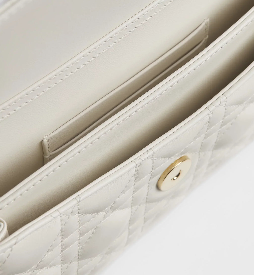 Dior My Dior Cannage Lambskin Mini Bag - Latte