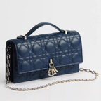 Dior My Dior Cannage Lambskin Mini Bag – Ocean Blue