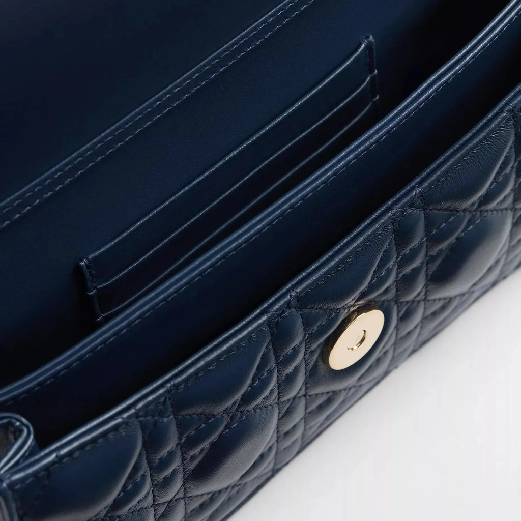 Dior My Dior Cannage Lambskin Mini Bag – Ocean Blue