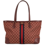 Gucci Ophidia Medium Tote Bag – Burgundy