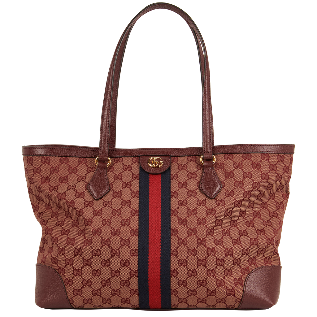 Gucci Ophidia Medium Tote Bag – Burgundy