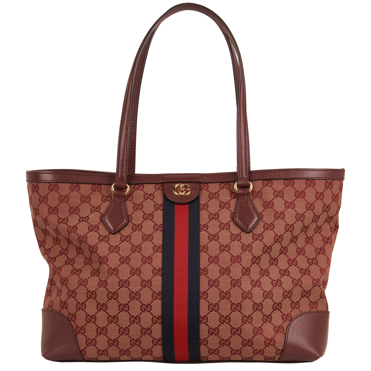 Gucci Ophidia Medium Tote Bag – Burgundy