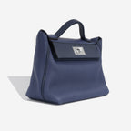 Hermès 24/24 29 Bag in Bleu Marine Togo Leather with Palladium Hardware