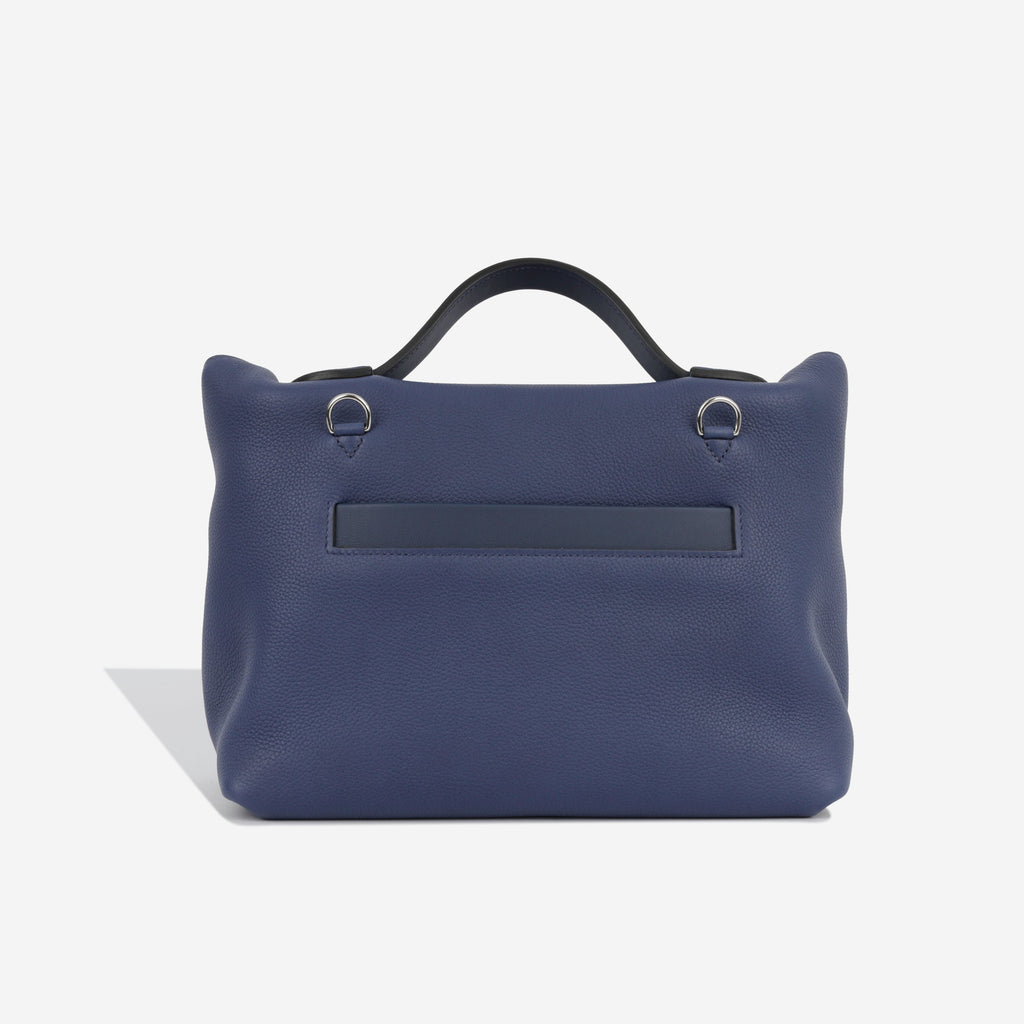 Hermès 24/24 29 Bag in Bleu Marine Togo Leather with Palladium Hardware