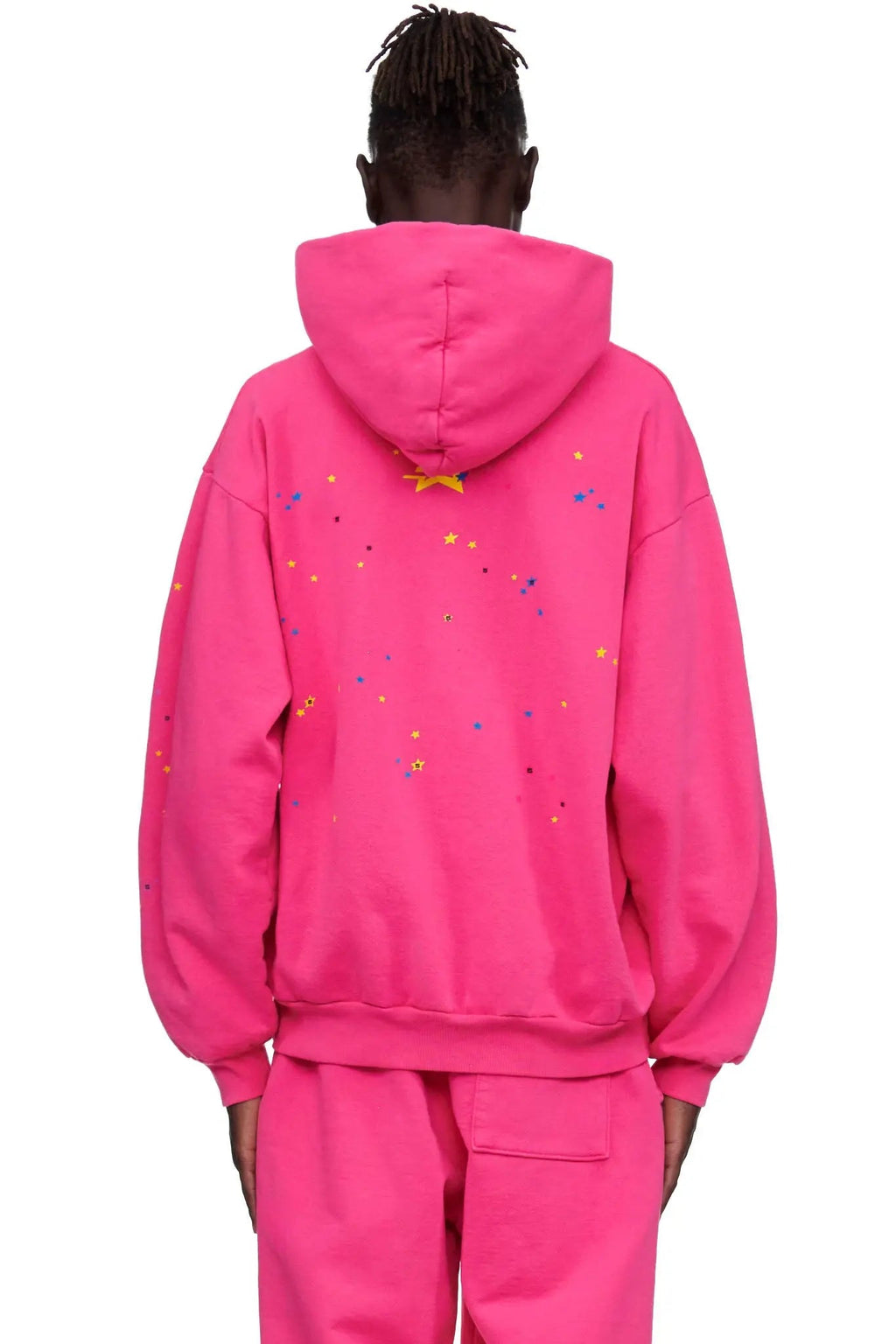Sp5der Pink Punk V2 Hoodie - Magenta