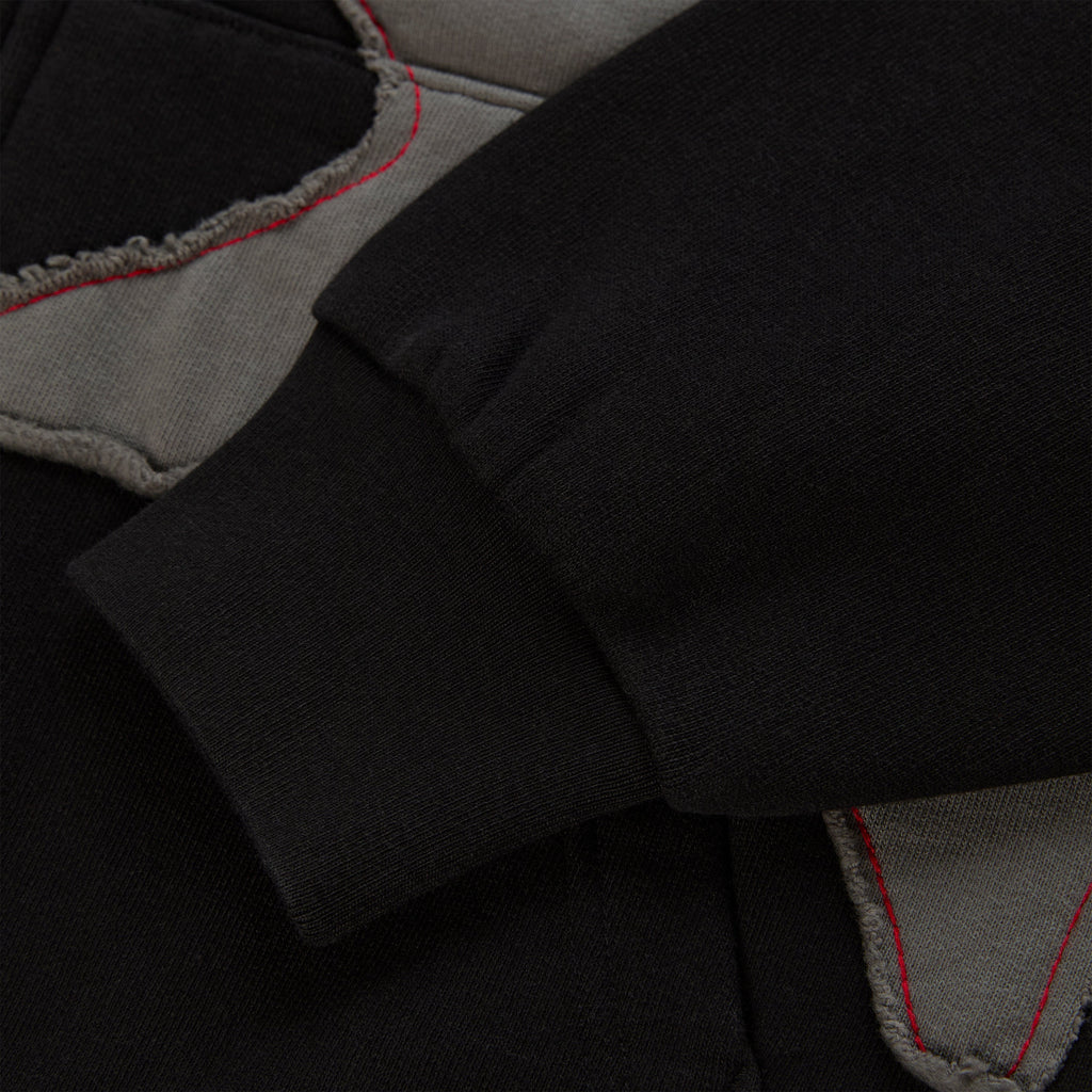 Sp5der Big Star Full Zip Hoodie - Black