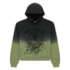 Sp5der Og Web Ombre Hoodie - Black