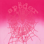 Sp5der Og Web Ombre Hoodie - Pink