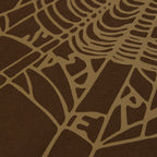 Sp5der Rhinestone Og Web Hoodie - Brown