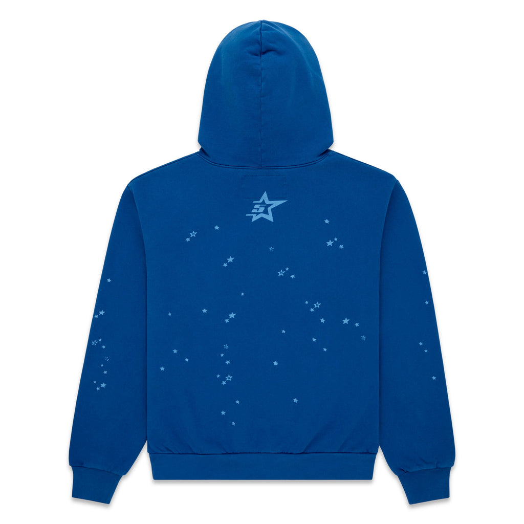 Sp5der Star Girl Hoodie - Blue