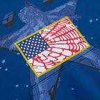 Sp5der Star Girl Hoodie - Blue