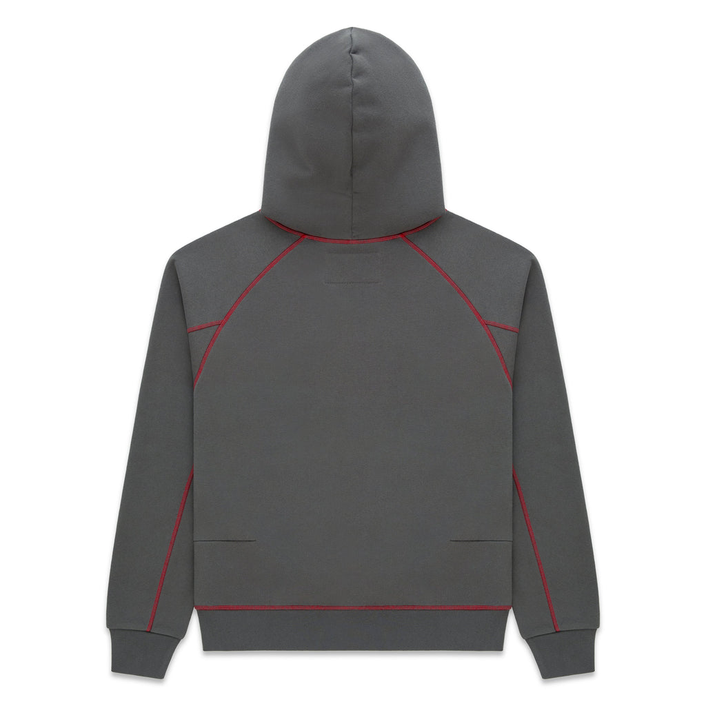 Sp5der Archive Contrast Hoodie - Slate Grey
