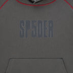 Sp5der Archive Contrast Hoodie - Slate Grey