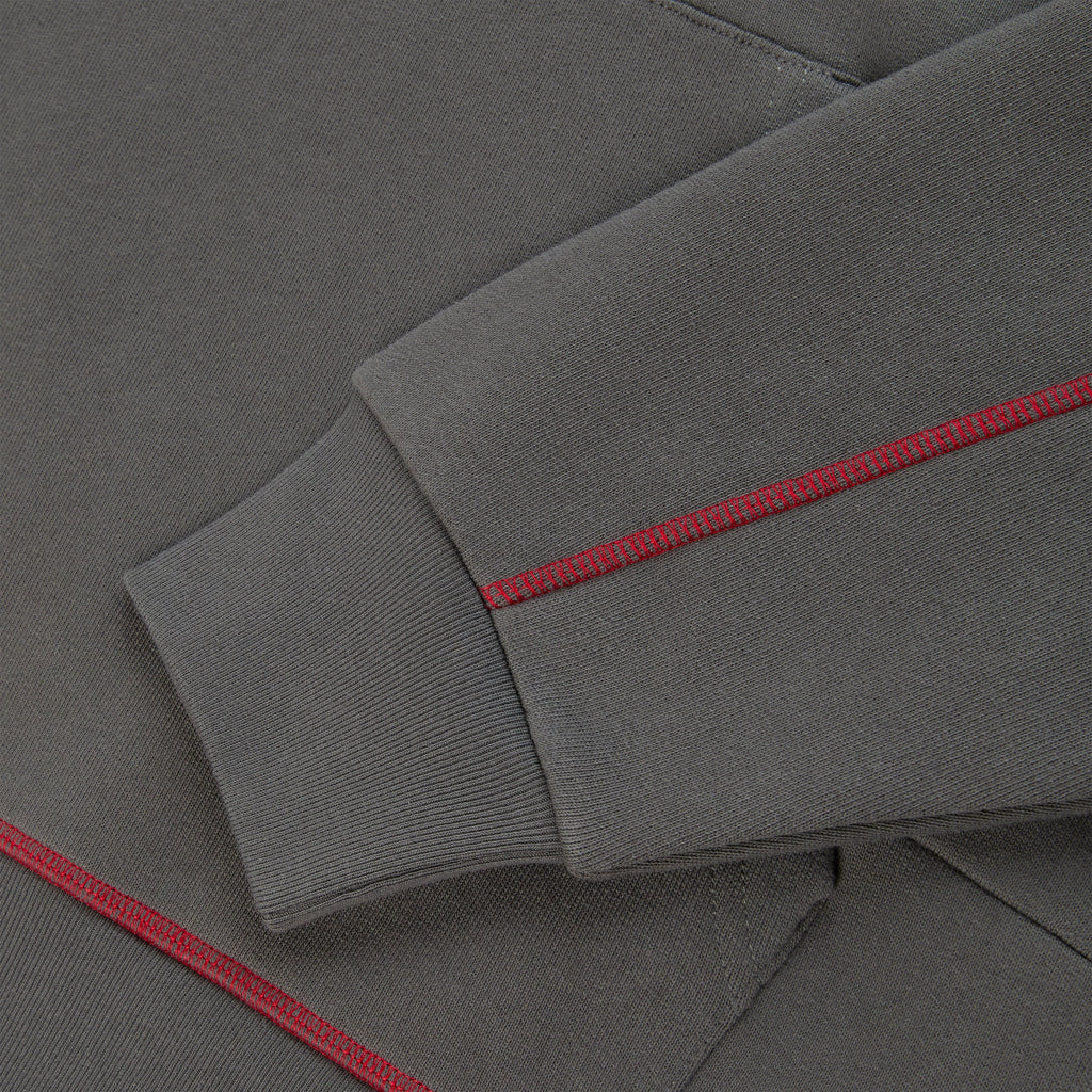 Sp5der Archive Contrast Hoodie - Slate Grey