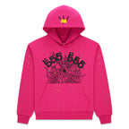 Sp5der Angel Number Hoodie - Pink