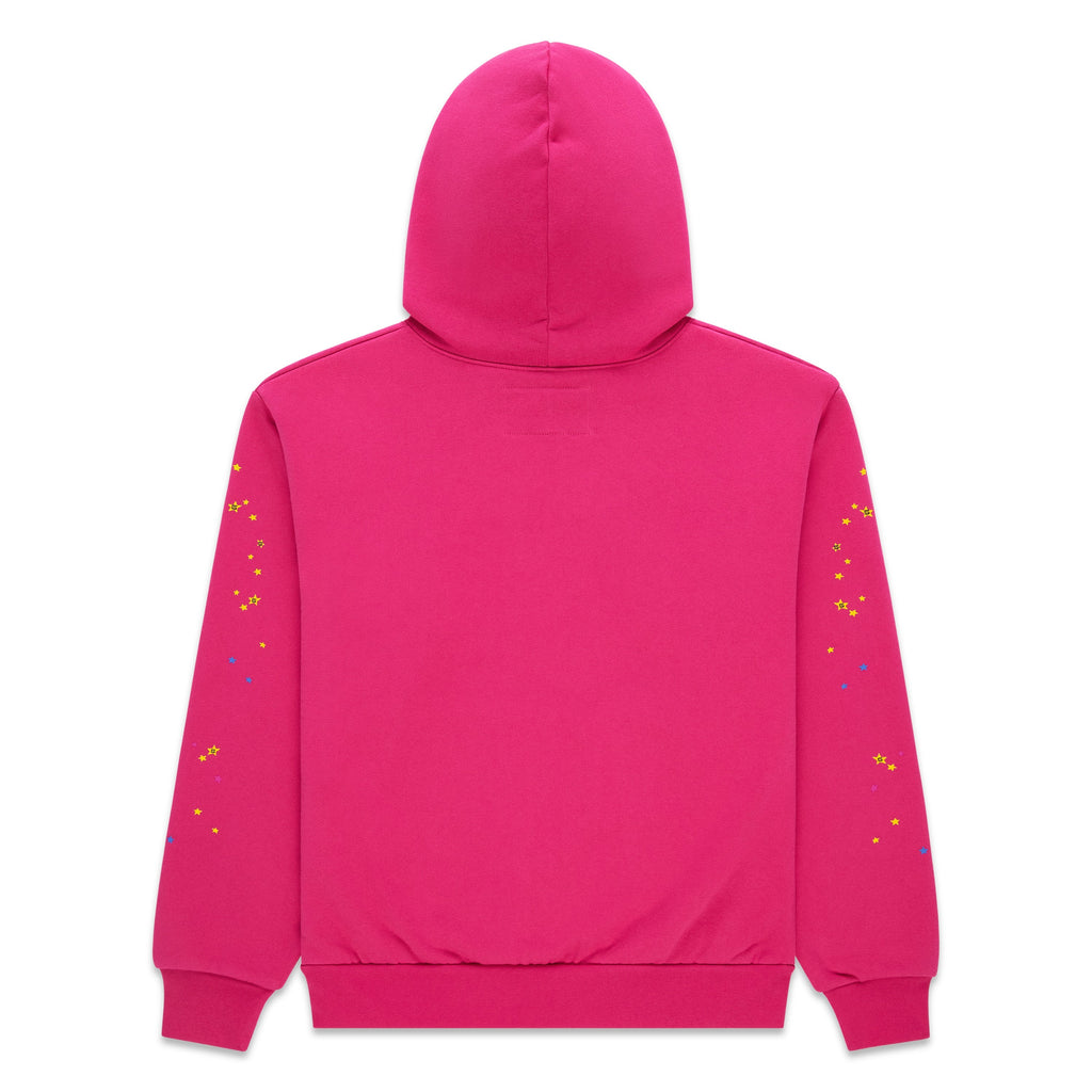 Sp5der Angel Number Hoodie - Pink
