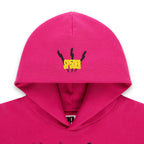 Sp5der Angel Number Hoodie - Pink