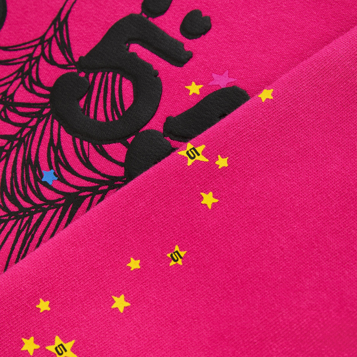 Sp5der Angel Number Hoodie - Pink