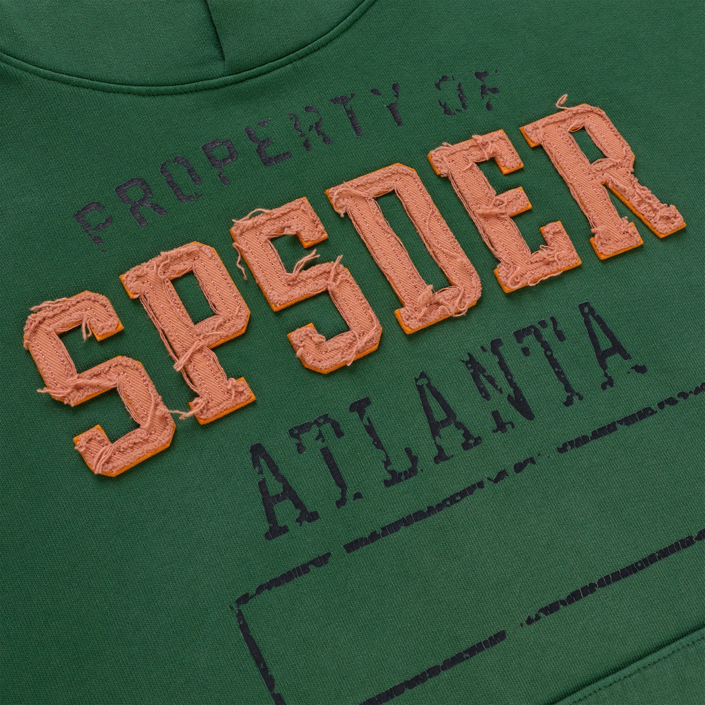 Sp5der Issue 404 Hoodie - Green