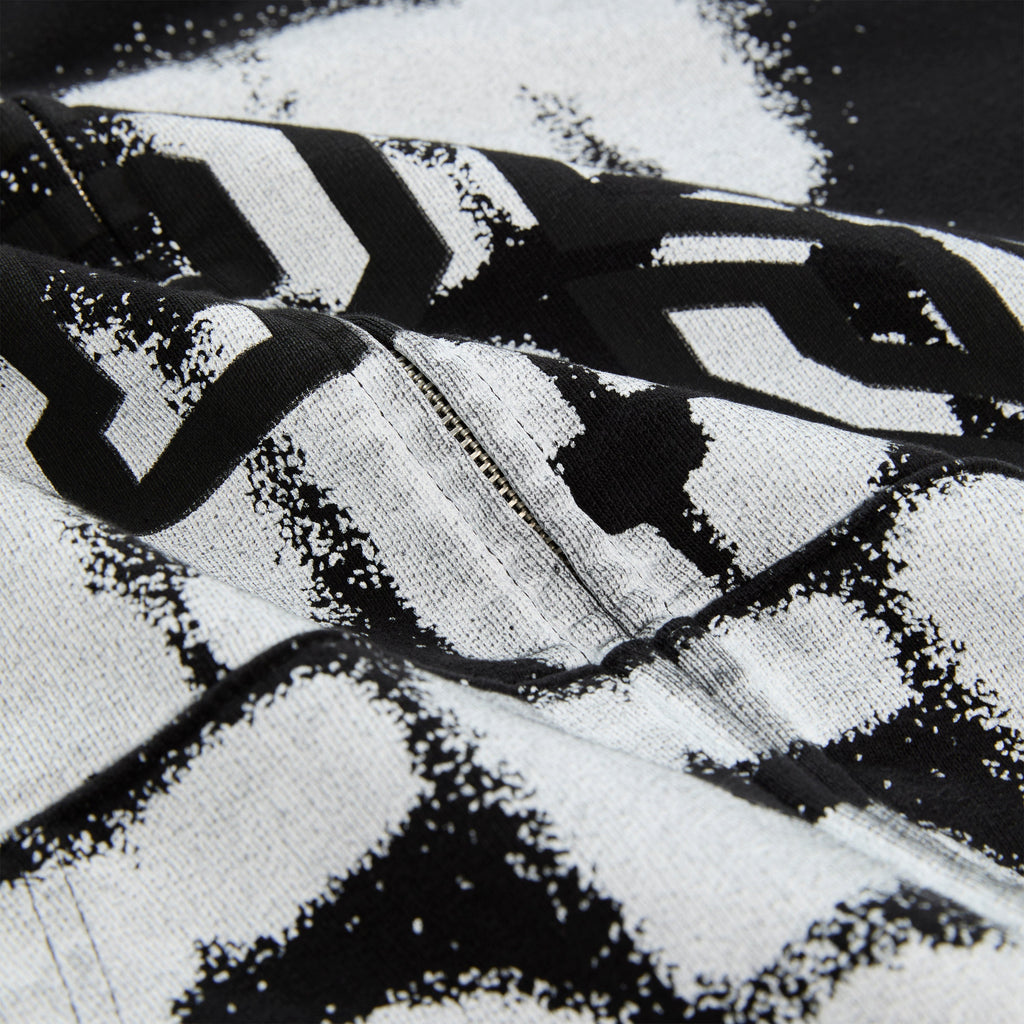 Sp5der Sp555 Zip Hoodie - Black