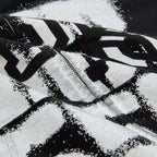 Sp5der Sp555 Zip Hoodie - Black