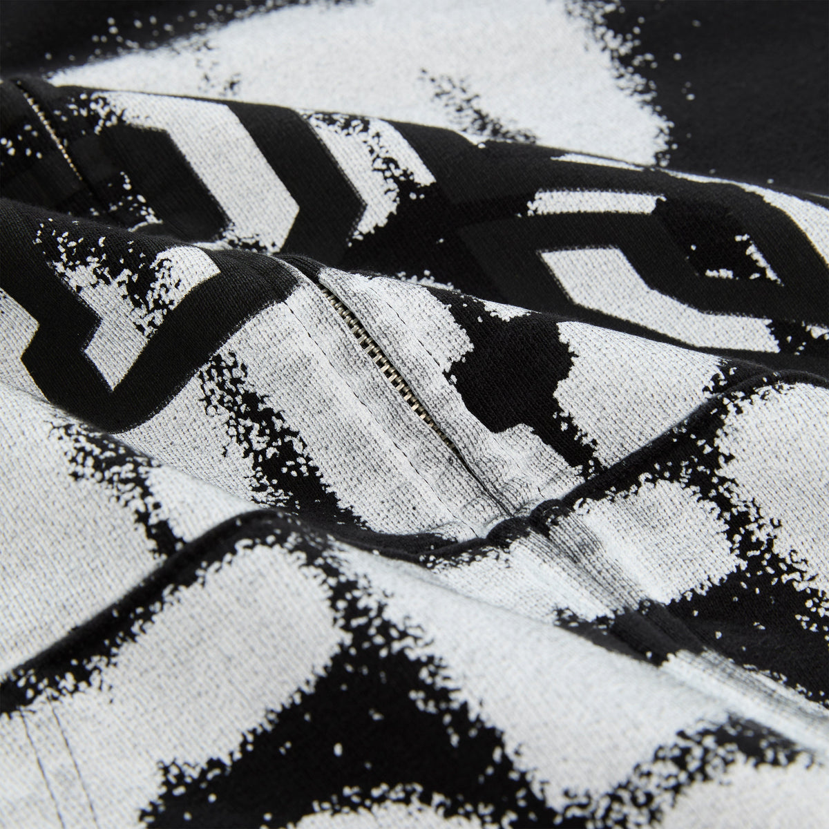 Sp5der Sp555 Zip Hoodie - Black
