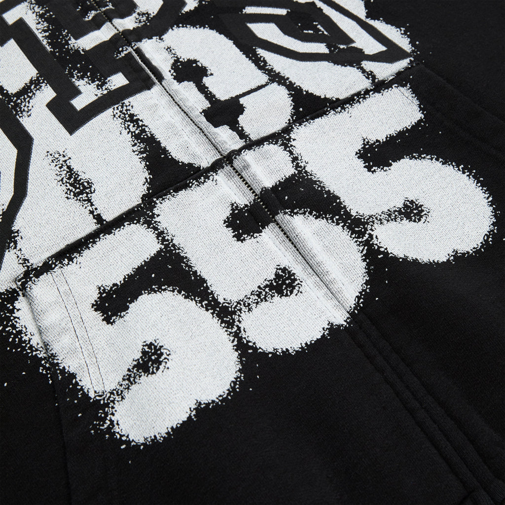 Sp5der Sp555 Zip Hoodie - Black
