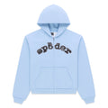Sp5der Mixed Stone Og V2 Zip Hoodie - Rock Blue