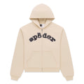 Sp5der Mixed Stone Og V2 Zip Hoodie - Cream