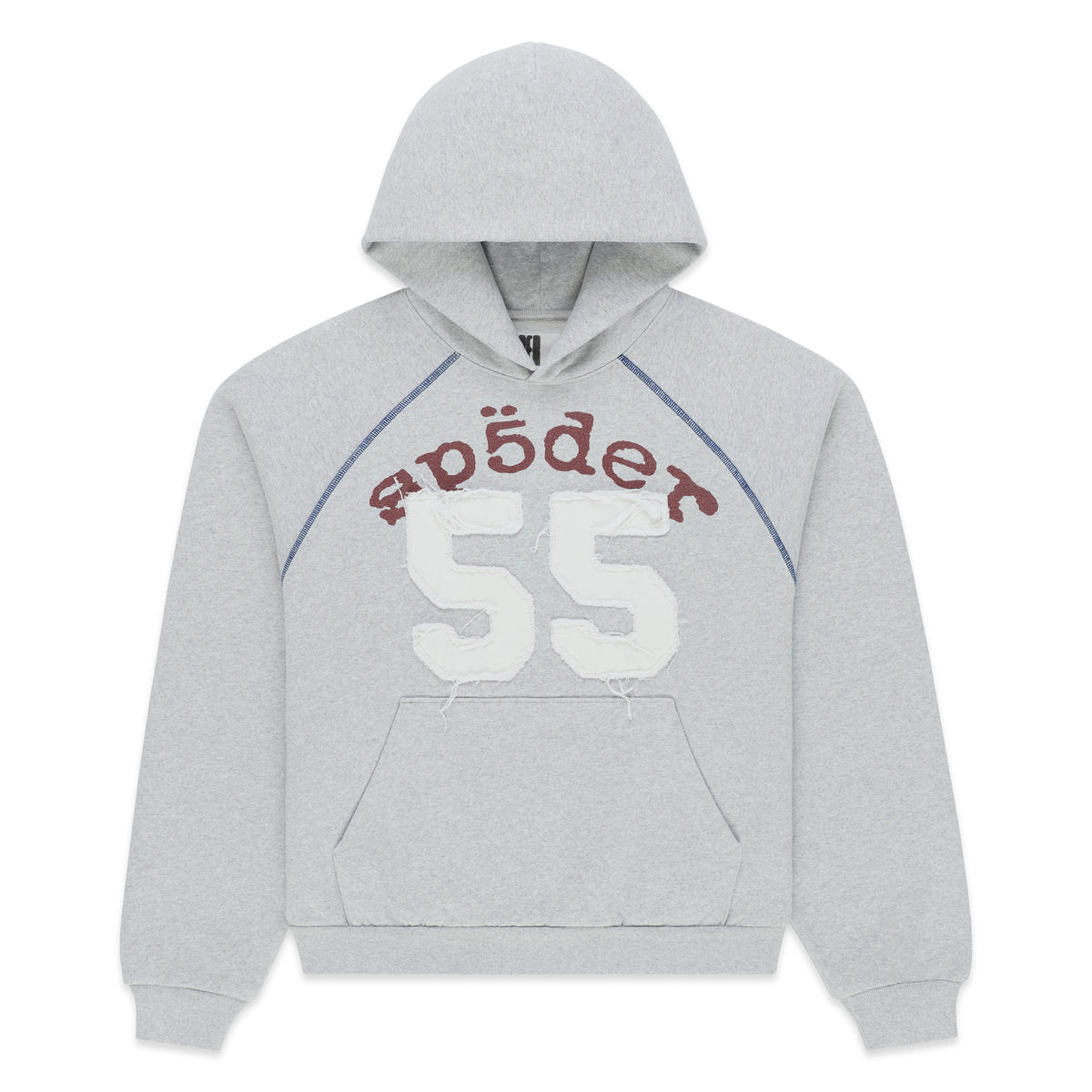 Sp5der 55 University Hoodie - Heather Grey