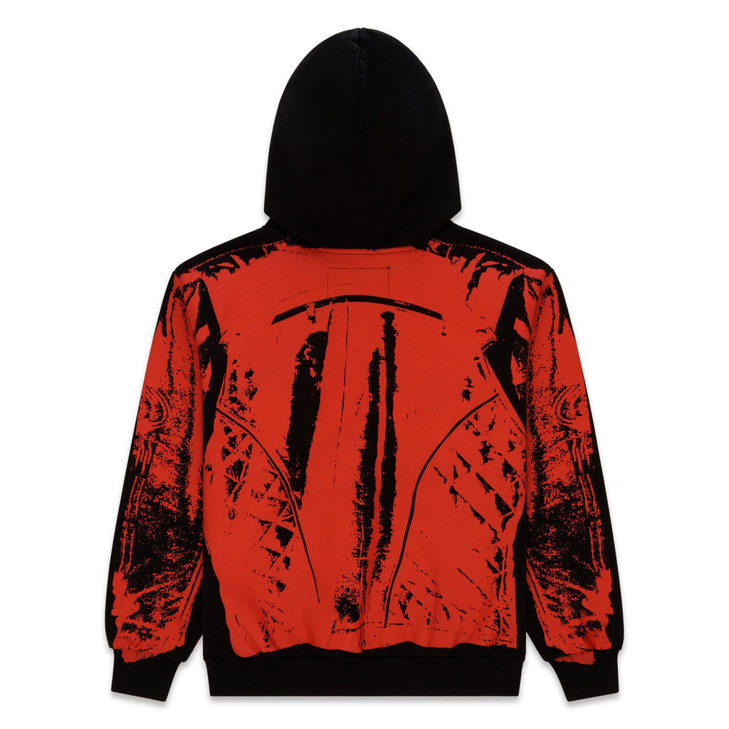 Sp5der Jp5 Moto Hoodie - Black