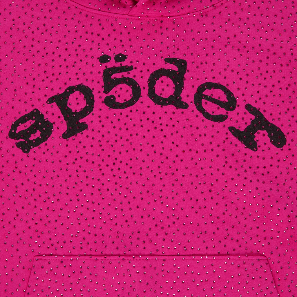 Sp5der Vvs Hoodie - Pink