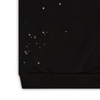 Sp5der Rhinestone Silk Hoodie - Black