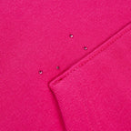 Sp5der Rhinestone Silk Hoodie - Pink