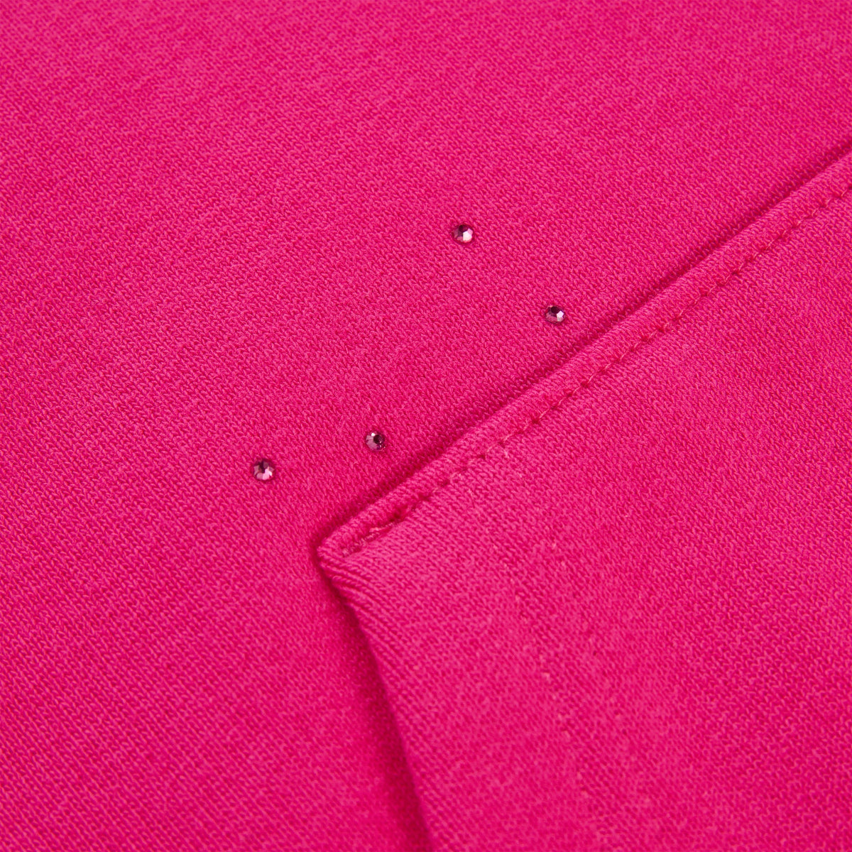 Sp5der Rhinestone Silk Hoodie - Pink