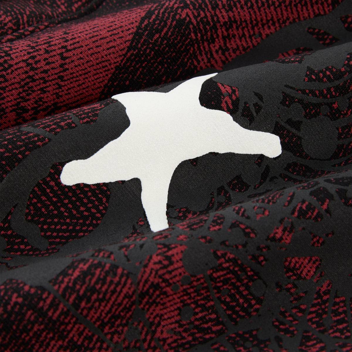 Sp5der Plaid Splatt Hoodie - Black