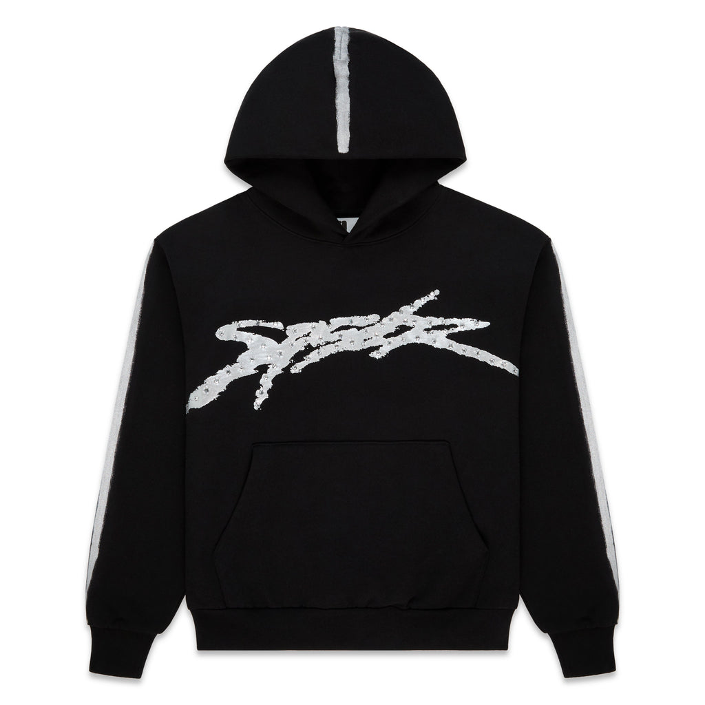 Sp5der Screaming Eagle Hoodie - Black